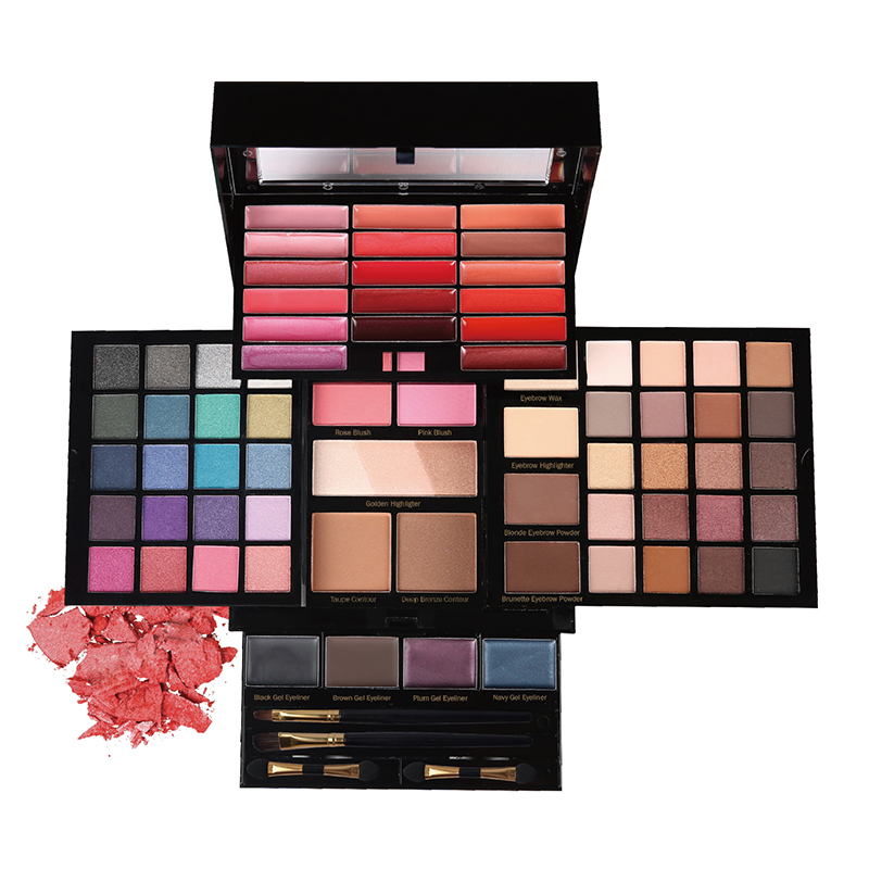 Eyeshadow, Blush And Contouring Set Gift Box-01