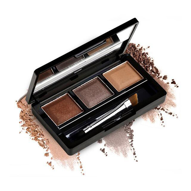 Pearlescent Earth Tricolor Eyeshadow Palette