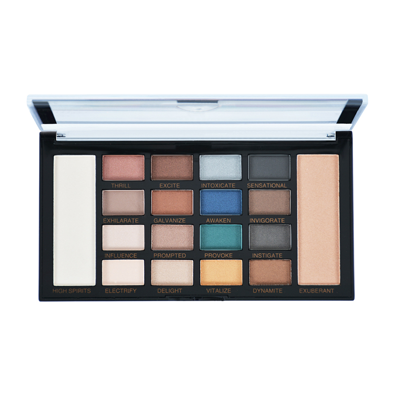 Highlighting, Contouring, And Pigmented 18-Color Eyeshadow Palette 9495-1