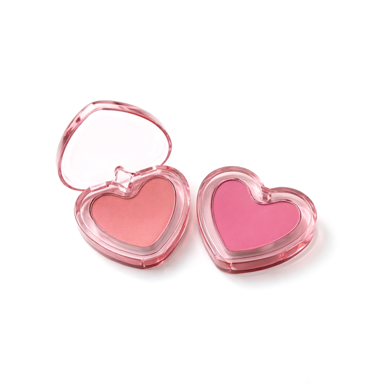 Heart-shaped blush accessory
