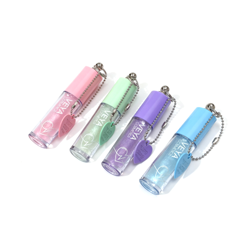 Sweet Heart Pendant Pearl Lip Gloss
