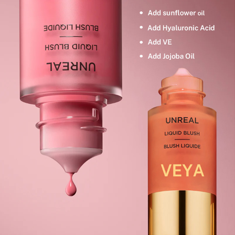 Oxygen-infused liquid blush