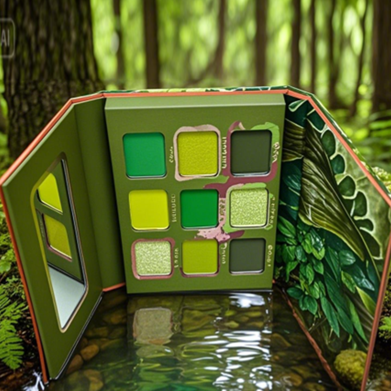 Green eyeshadow palette