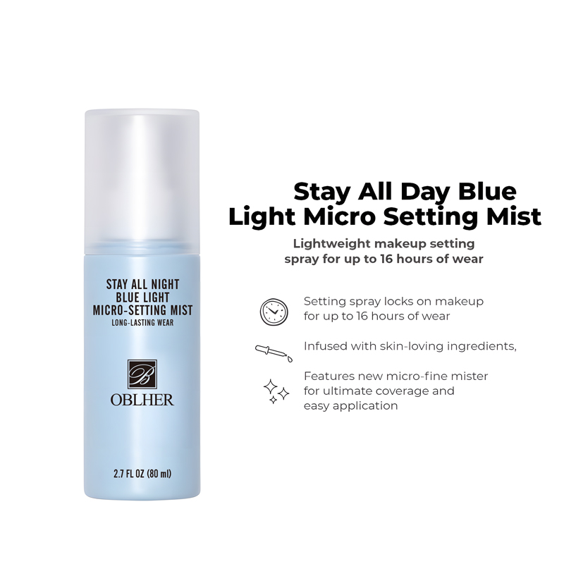 Blue Light blocking setting spray